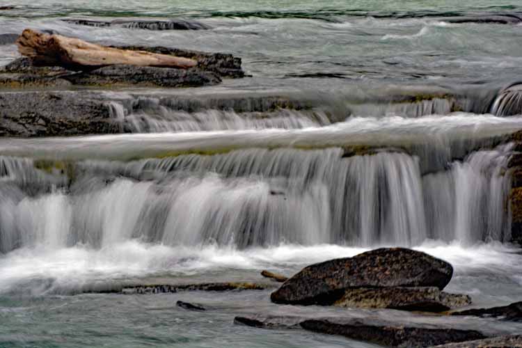 raging waterfall
